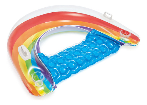 Intex Sit 'n Float Flotador Inflable De Arcoiris Para Piscin