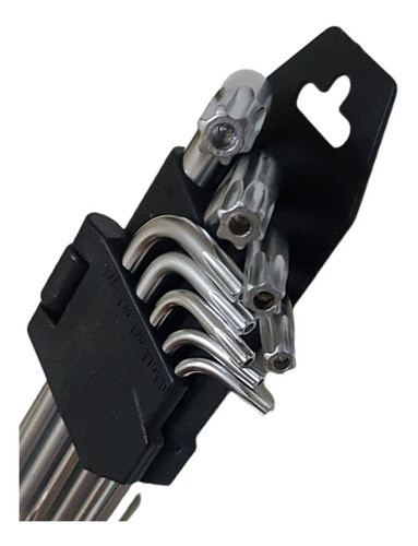 Juego De Llaves Torx Largas 9 Piezas T-10 A T-50 Profesional
