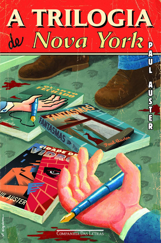 A trilogia de Nova York, de Auster, Paul. Editora Schwarcz SA, capa mole em português, 1999