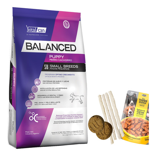 Alimento Vitalcan Balanced Cachorro Raza Pequeña 7,5 Kg