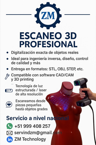 Escaneo 3d E Impresión 3d