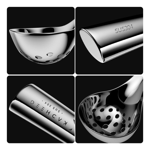 Xm Cuchara For Servir Ranurada Cuchara Con Agujeros Cuchara