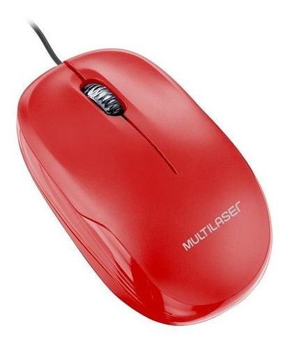 Mouse Box Optico Vermelho Usb Multilaser - Mo292 Envio Já