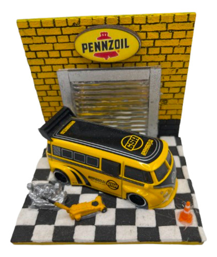 Kombi Miniatura Diorama Escala 1:64