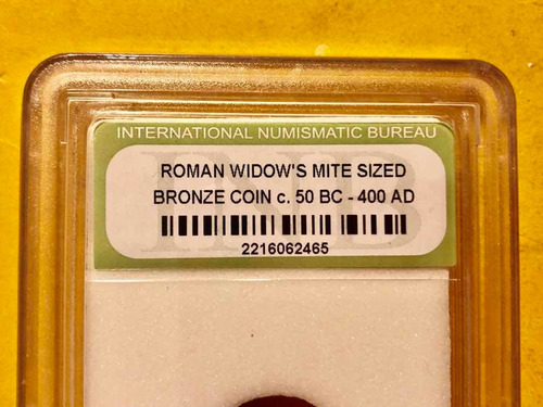 Três Monedas Antiquísima Romanas Una De Ellas Encapsulada (Usado)