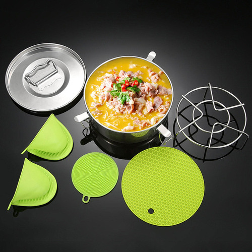 Qw Flan Pan Portátil De Acero Inoxidable Para Flan Maker