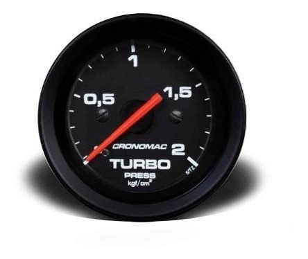 Relogio Turbo 52mm Sem Faixa Mecânico 2kg - Street Preto