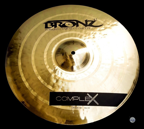 Imagem 2 de 2 de Prato Crash Ataque 16 Bronz Cr16 Complex Series Liga B20