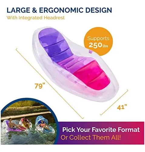 Swimways Dry Float Lounger Pool Float, Silla Reclinable Para