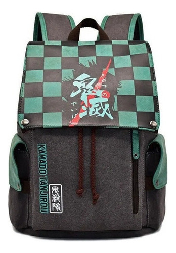 Nuevo Mochila Escolar Demon Slayer De Anime, 4 Colores, 1