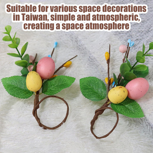 Cf Anillos De Servilletas De Huevo De Pascua Soportes De