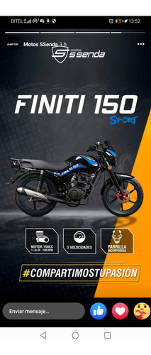 Ssenda  Finiti Sport 150 