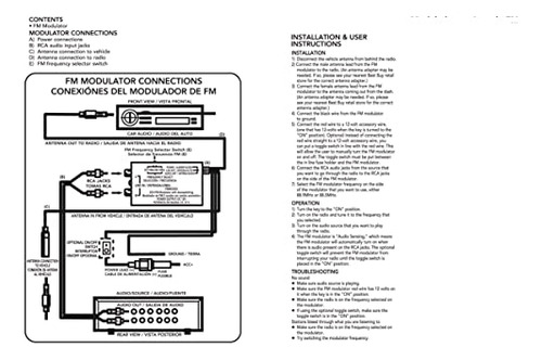 Pack Adapter Aux Rca For Estreo - Conexin Fm Fcil