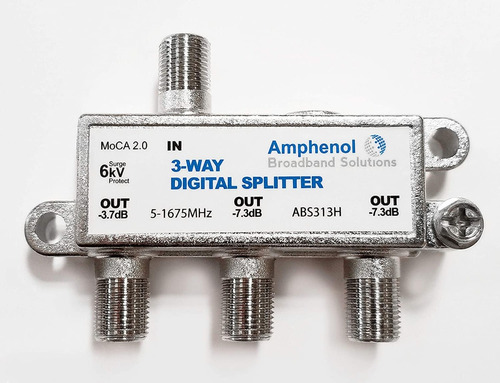 Splitter Derivador Digital De Señal 3 Salidas Amphenol