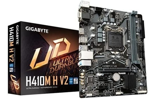 Placa Mae Gigabyte Intel Lga 1200 Ddr4 Micro Atx H410m H V2