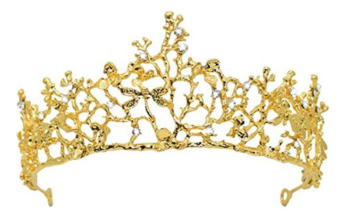 Corona De  Vintage De Imitación Diamante Princesa O Reina