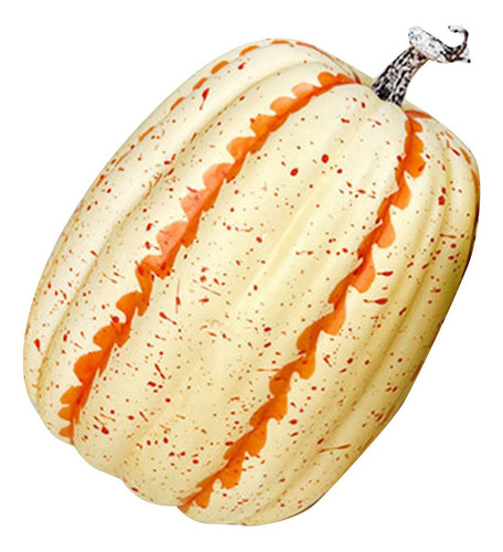 ( Calabaza Artificial, Utilería De Naranja Y Amarillo