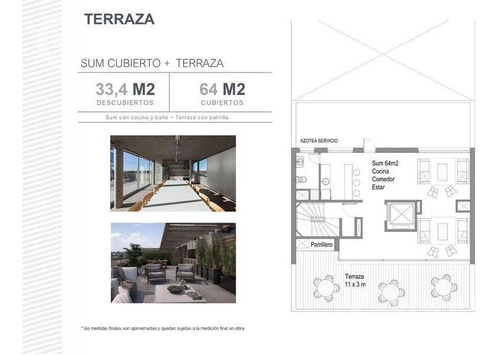 Imagen 9 de 12 de Vendo Apartamento De 2 Dormitorios Con Terraza De Doble Acceso Al Frente, Garaje Opcional, Cordón