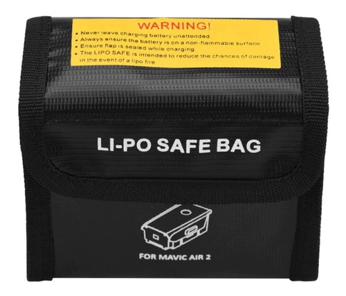 Imagen 2 de 6 de Bolsa Antiexplosiva Para Baterías Dji Mavic Air 2, Air 2s
