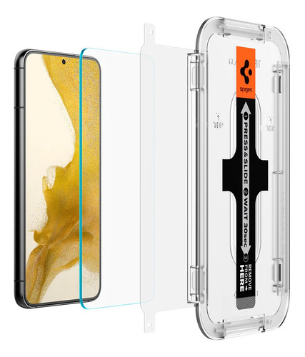 Imagem 1 de 6 de Pelicula Spigen Ez.fit Glastr Para Samsung Galaxy S22 Plus