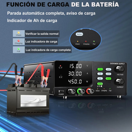Fuente De Alimentación Regulable Con Almacenamiento15v30a