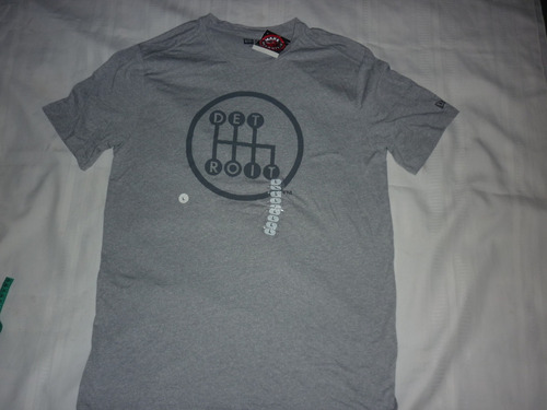 E Remera New Era Detroit Nueva Talle L Gris Art 55053