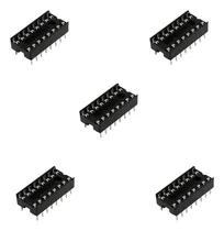 Comprar Zocalo Dip16 Socket 16 Pin Dip 16 2x8 Ic Integrado Pack X5