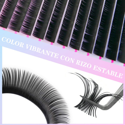 Lujito Blister Extensiones De Pestañas 0.07mm Mink Salón De Belleza Curvatura C/d