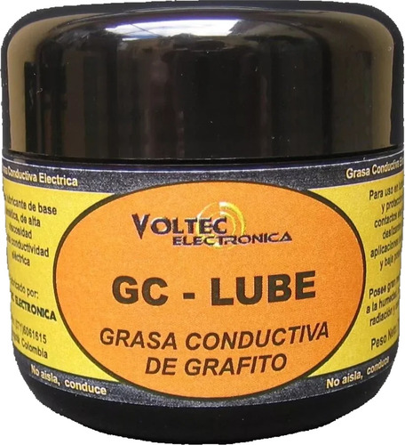 Grasa Conductiva Electrica De Grafito. 120 Cc