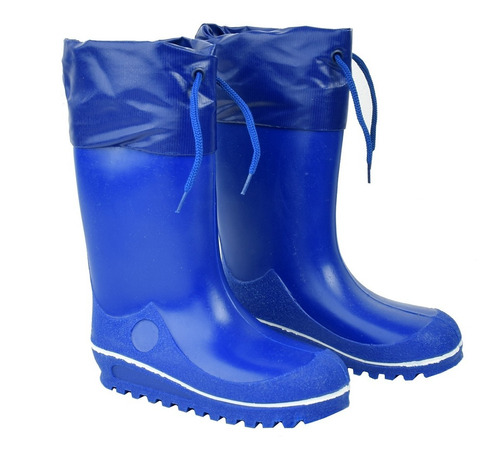 Botas De Lluvia Niños Con Cuello Talle 23-32 Damalu (501) 