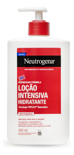Loção Intensiva Hidratante Neutrogena Norwegian Sem Fragr.