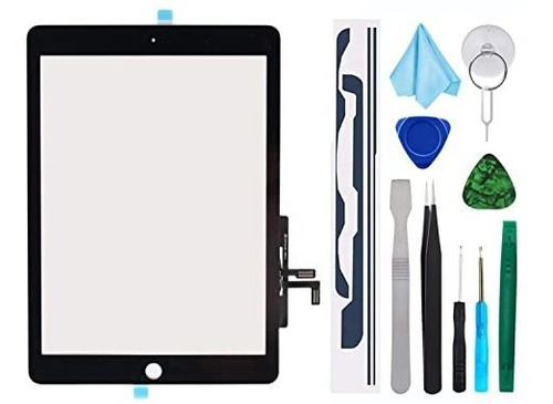 T Phael Negro Digitalizador Kit De Reparación 2017 iPad 9,7 