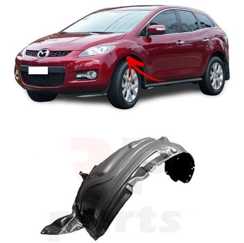 Tolva Salpicadera Mazda Cx7 2007 - 2012 Plastico Izquierda