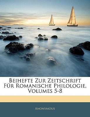 Libro Beihefte Zur Zeitschrift Fã¼r Romanische Philologie...