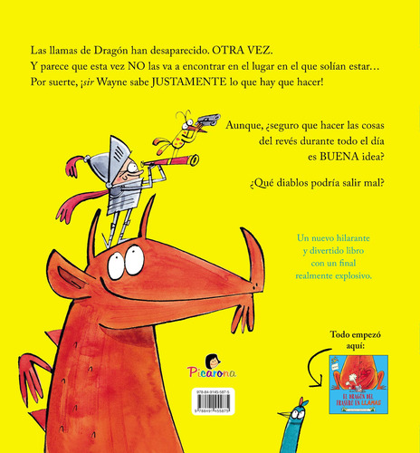 El caballero del trasero en llamas: Un cuento abrasador, de Beach. Editorial PICARONA-OBELISCO, tapa dura en español, 2022