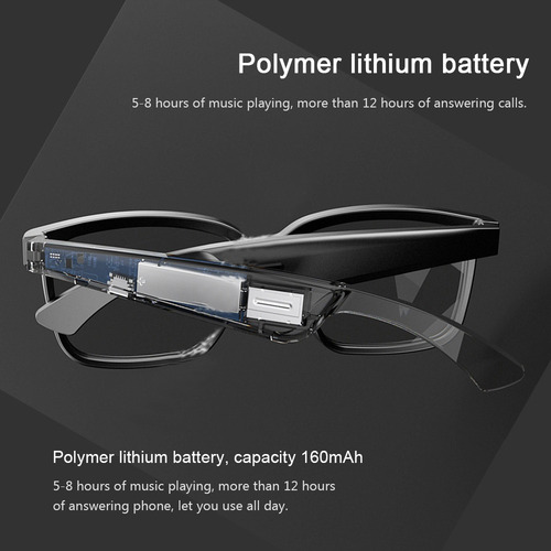 Gafas Inteligentes A2 Con Bluetooth 5.0 Para Escuchar Música