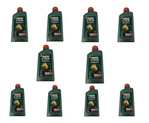 10 Litros De Óleo Castrol Crb Turbomax 15w-40 Diesel 