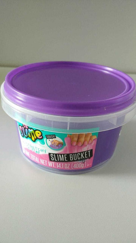 Imagen 2 de 3 de Slime Squish Slime Bucket Morado O Turquesa