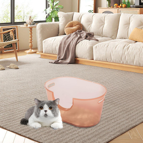 Baño De Gatos Abiertos, Campos De Lámina De Rosa Sucio