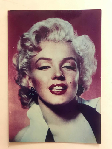 Foto En Color Papel Agfa . Marilyn Monroe - De Colección