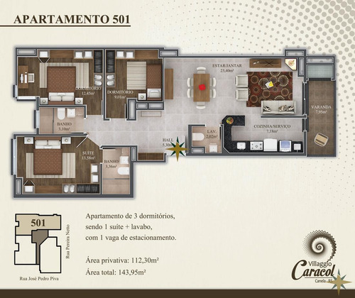 Imagem 2 de 12 de Apartamentos A Venda Em Canela - 660