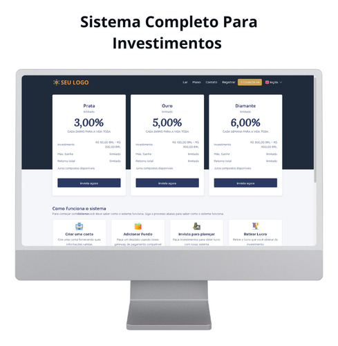 Sistema Completo Para Investimentos Php