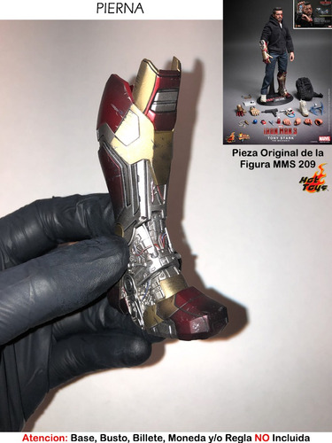 Bota Pierna Tony Stark Hot Toys Mms209 Escala 1/6 Original (Usado)