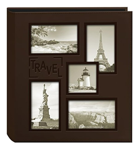 Pioneer Collage Frame En Relieve Travel Sewn Cuero Sintético