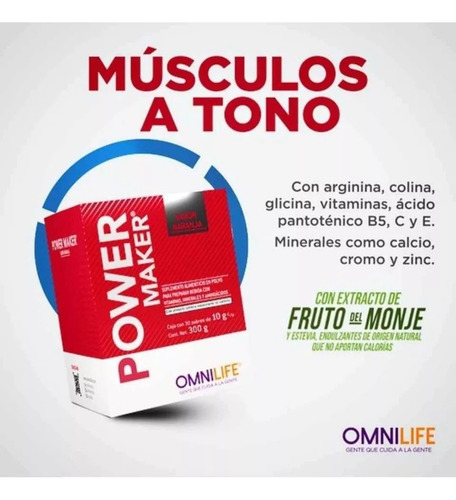 Omnilife Power Maker Con Cromo: Regula Los Niveles De Azúcar
