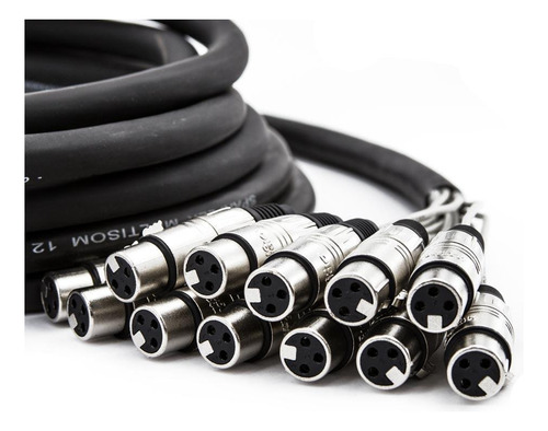 Multicabos Xlr 12 Vias Santo Angelo - 2 Mt