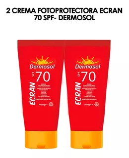 2 Crema Foto Protectora Ecran 70 Spf- Dermosol