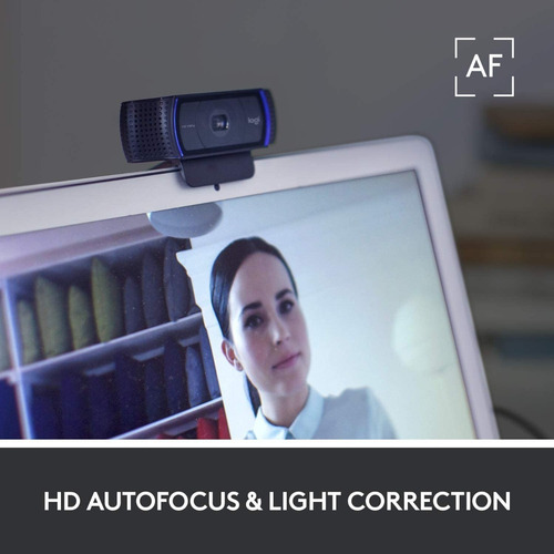 Imagen 3 de 6 de Webcam Logitech C920 Camara 15mp 1080p Fhd 30fps Microfono