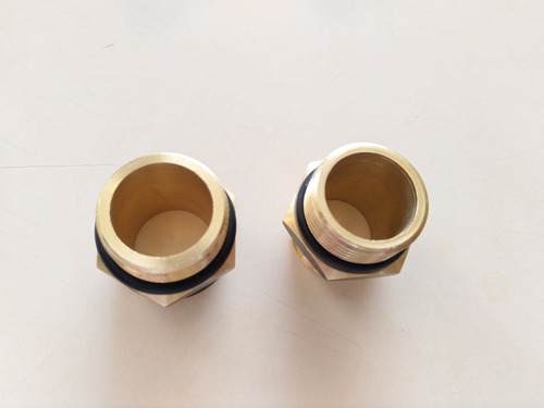 Niple Conector Bronce 3/4 Pulgadas Manguera Jardin Tanque