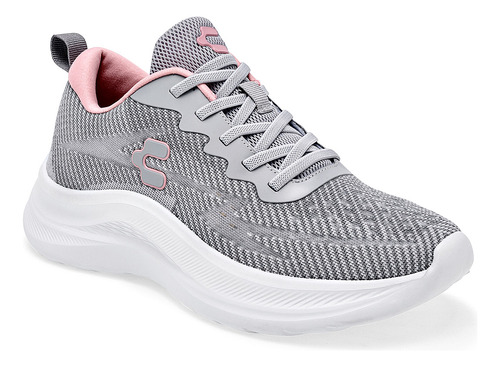 Tenis Charly 1059804004 Para Mujer Color Gris E8